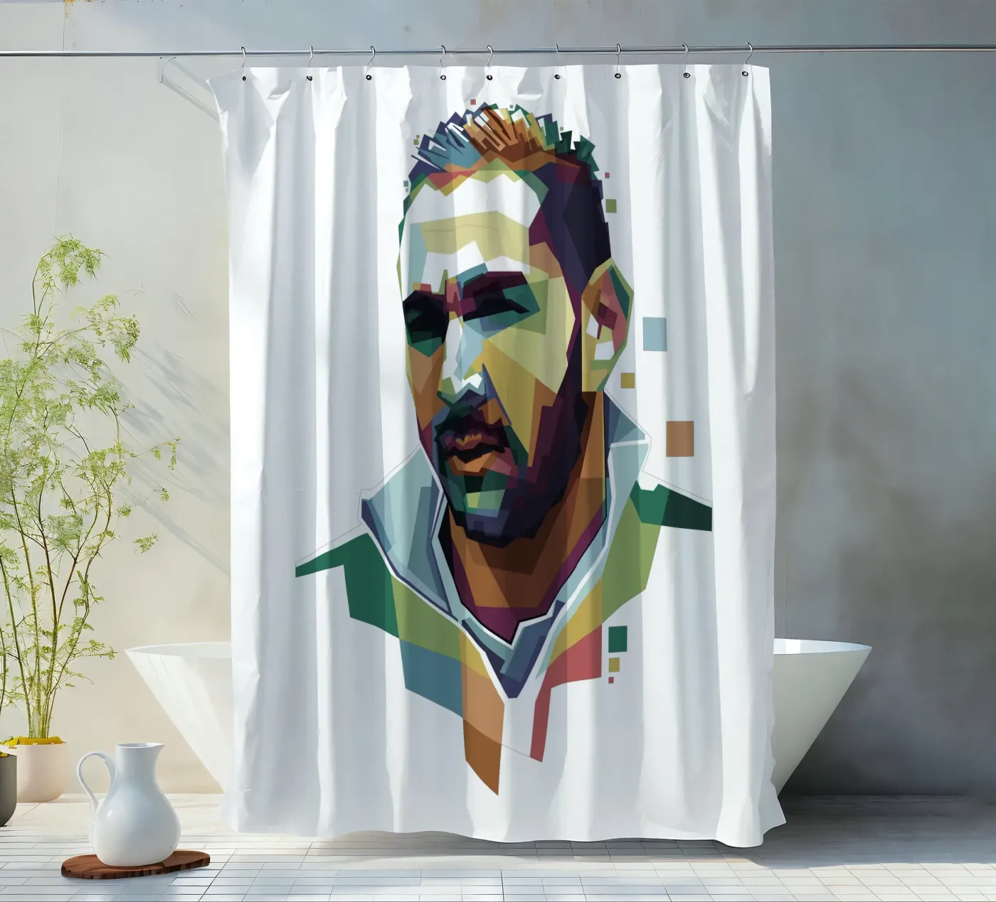 Coco Duschvorhang von Alkahfsmart