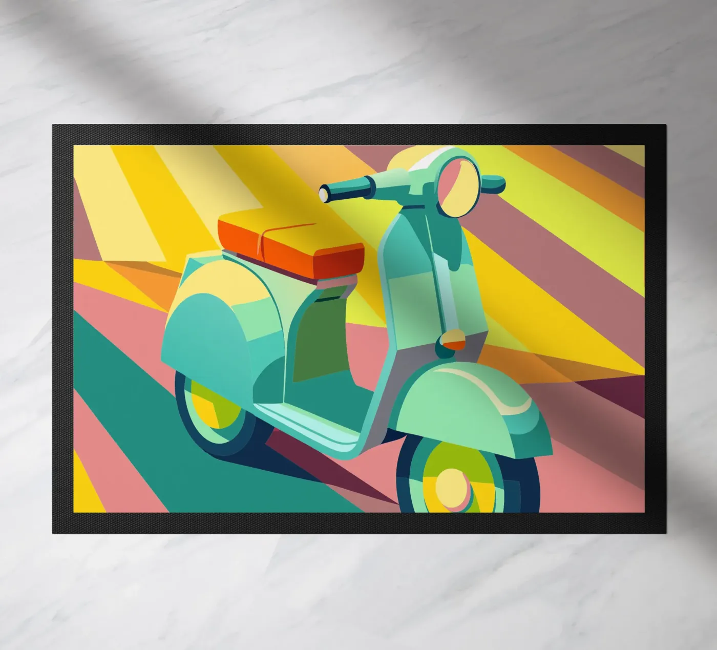 scooter vector deurmat van Elfath