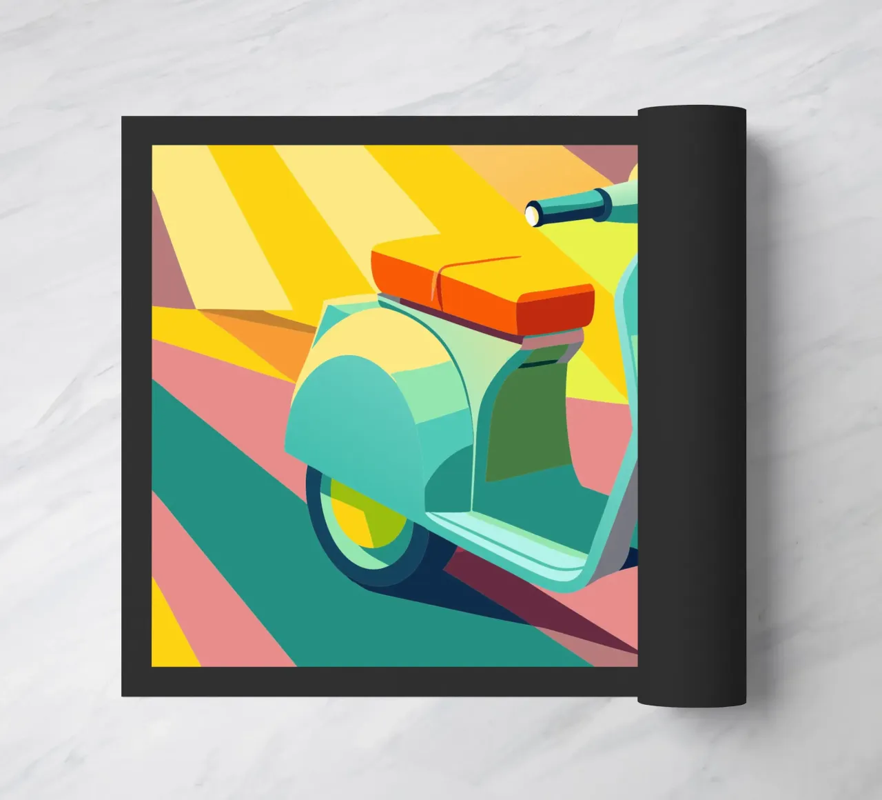 scooter vector deurmat van Elfath