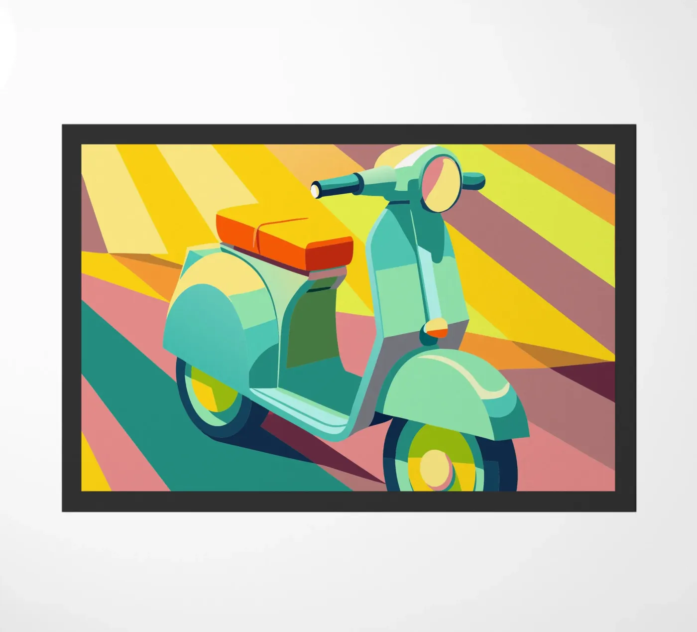 scooter vector deurmat van Elfath