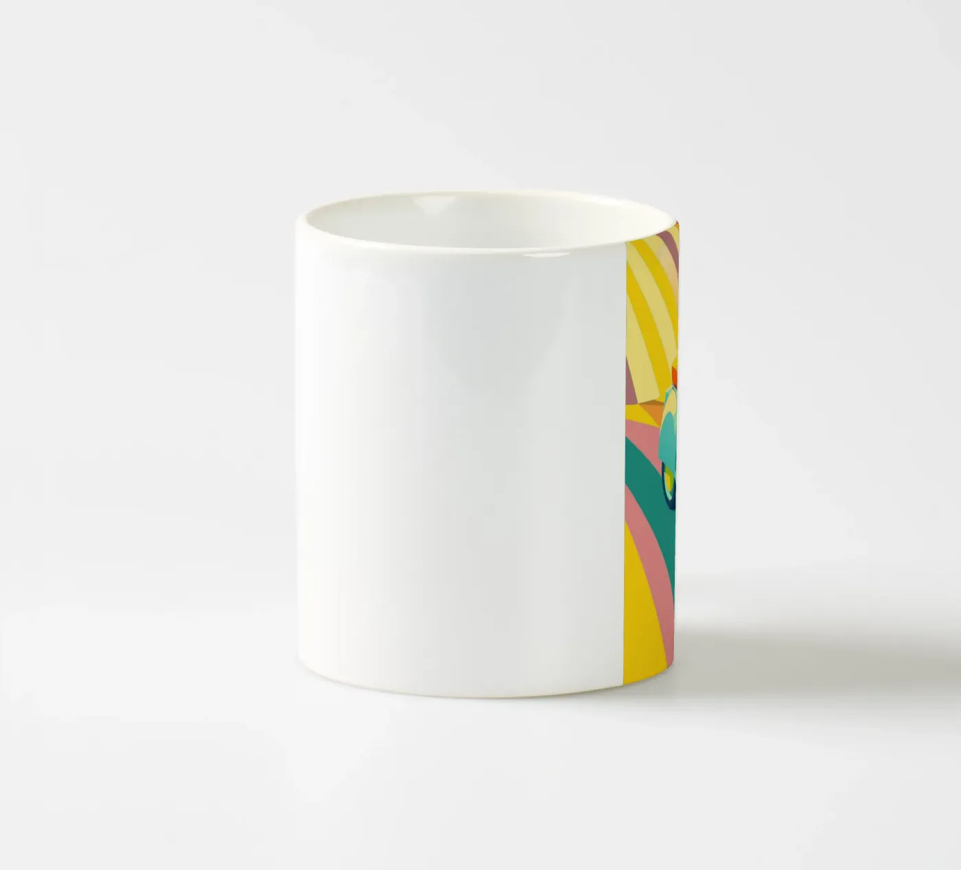scooter vector ceramic mug by Elfath