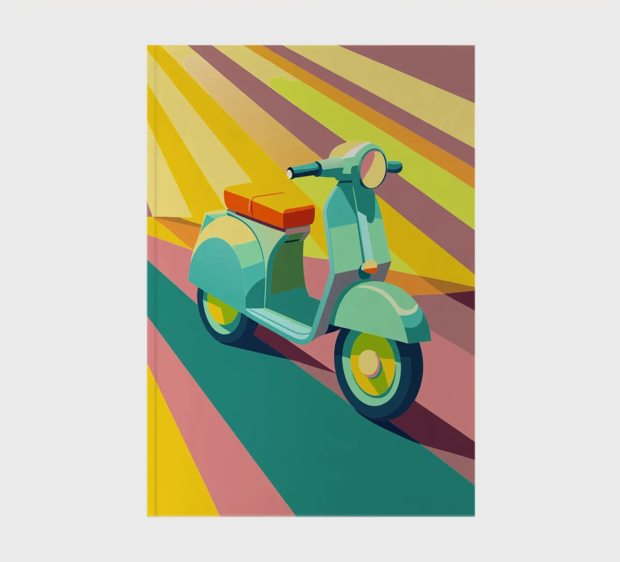 scooter vector notebook by Elfath
