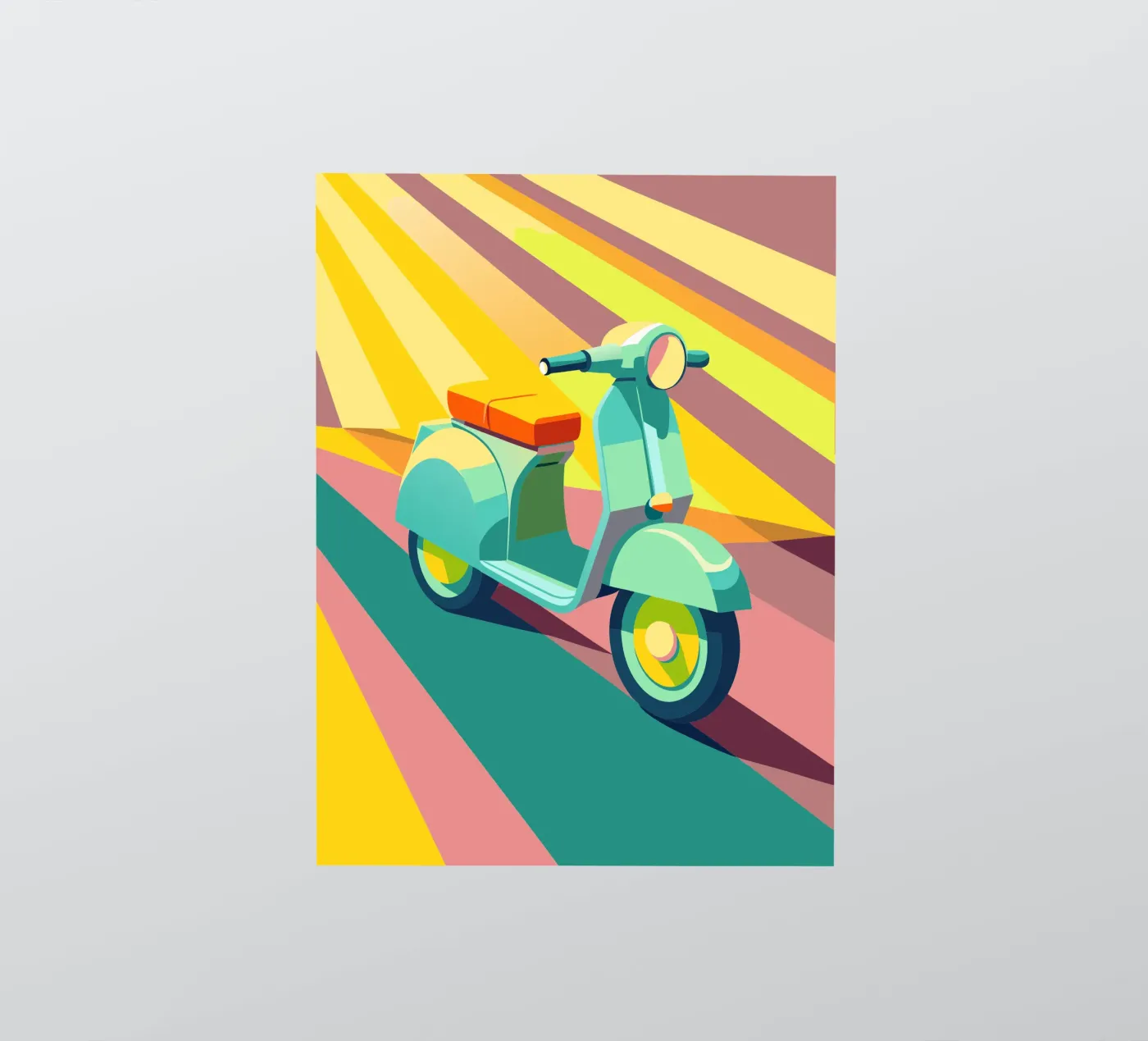 scooter vector sticker van Elfath