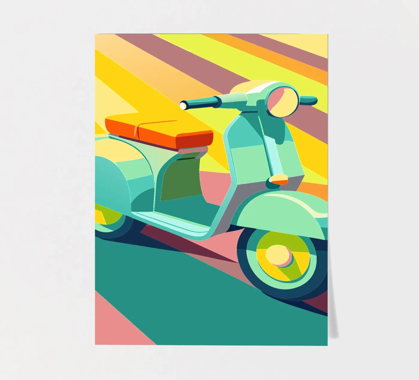 scooter vector sticker sheet by Elfath