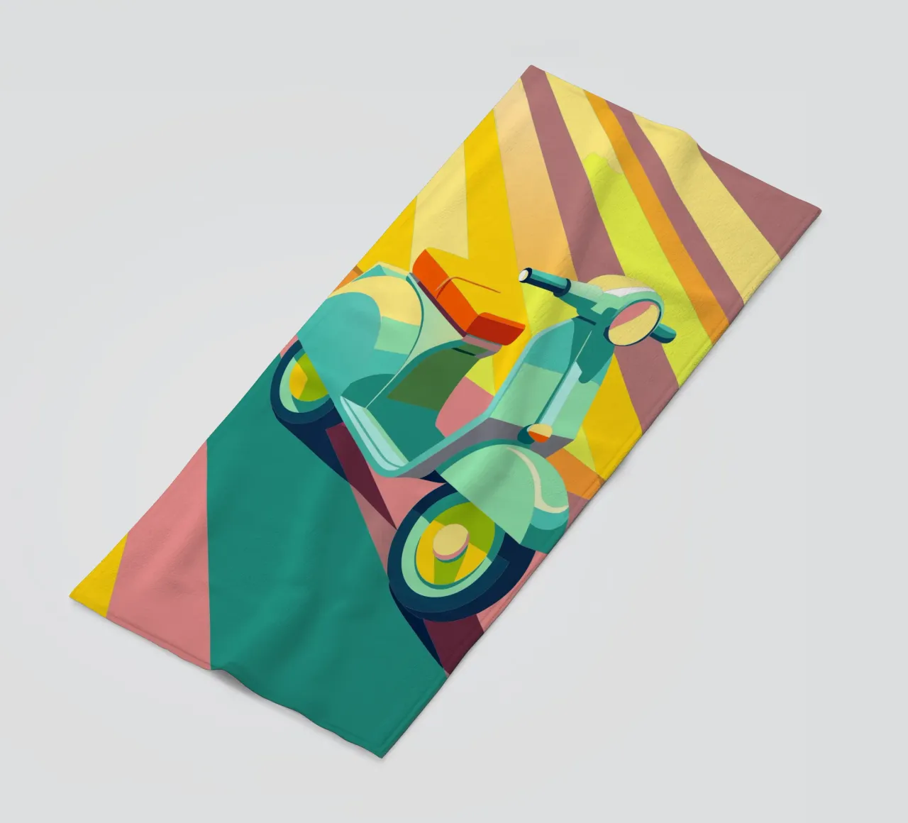 scooter vettoriale telo mare da Elfath