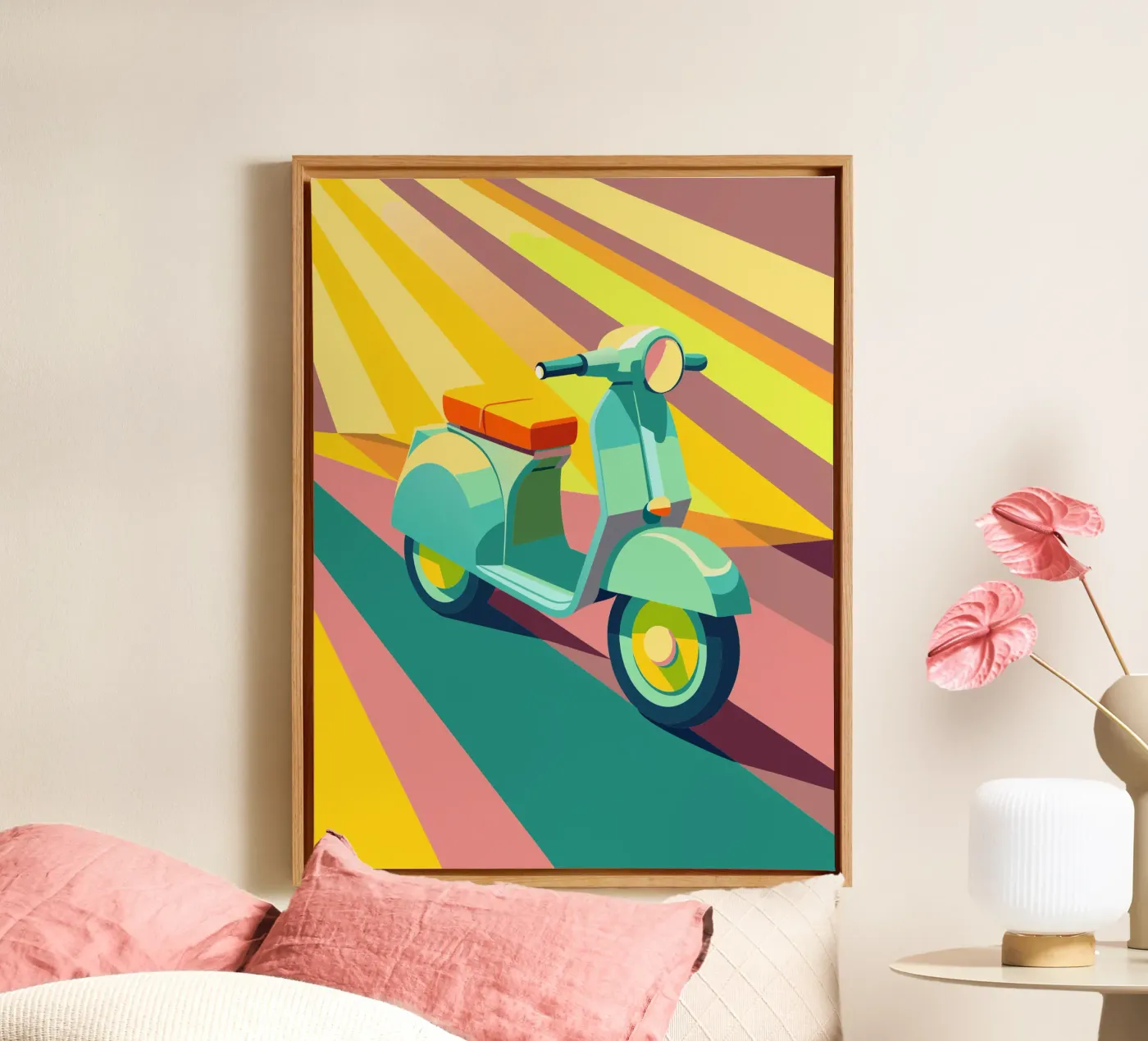 scooter vector canvas van Elfath