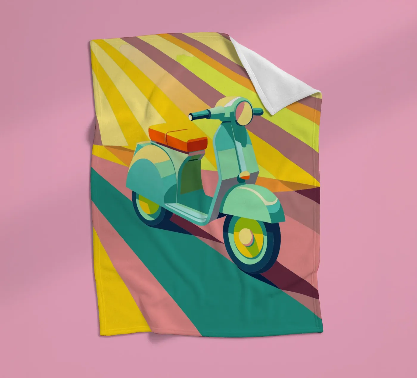 scooter vector fleecedeken van Elfath