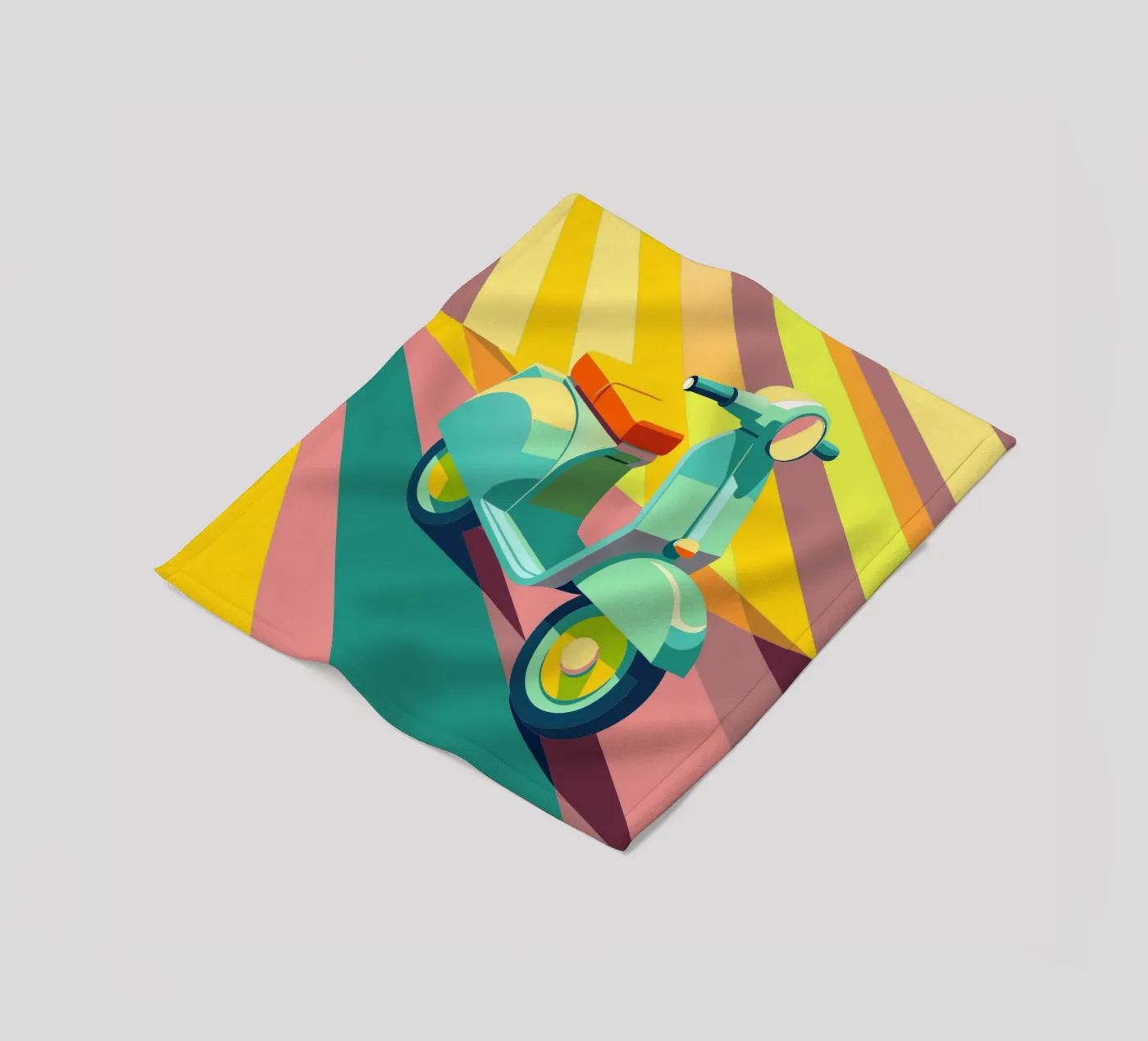 scooter vector fleecedeken van Elfath