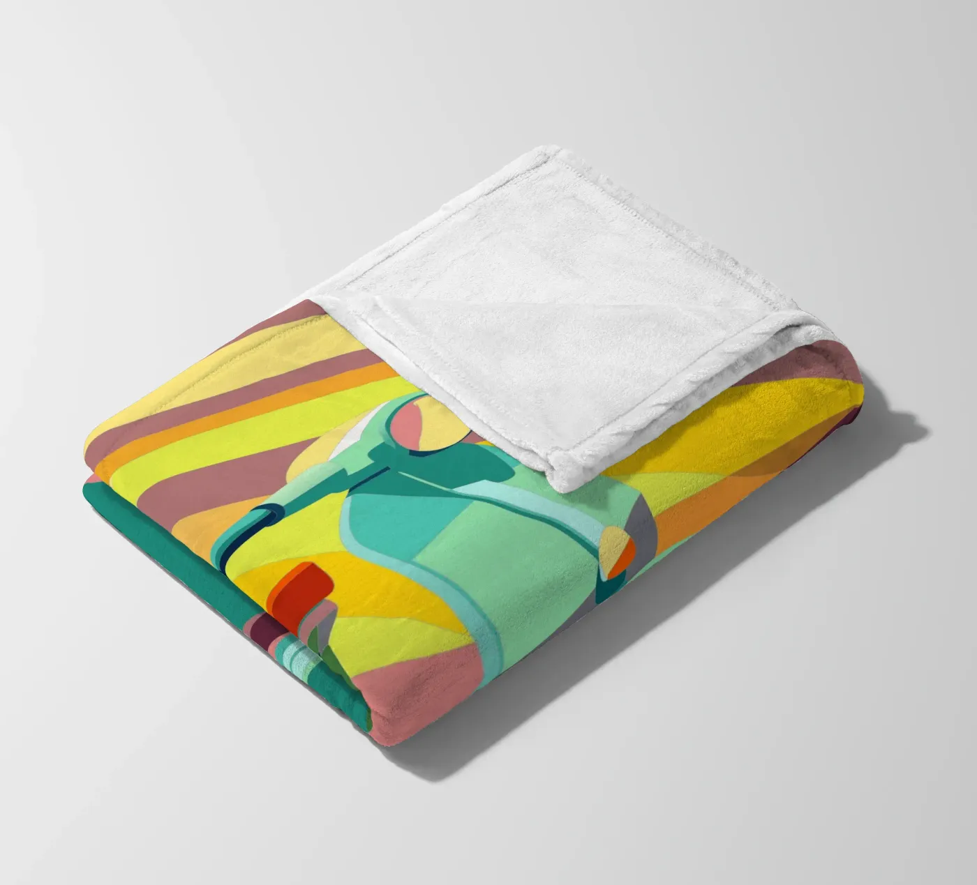 scooter vector fleecedeken van Elfath