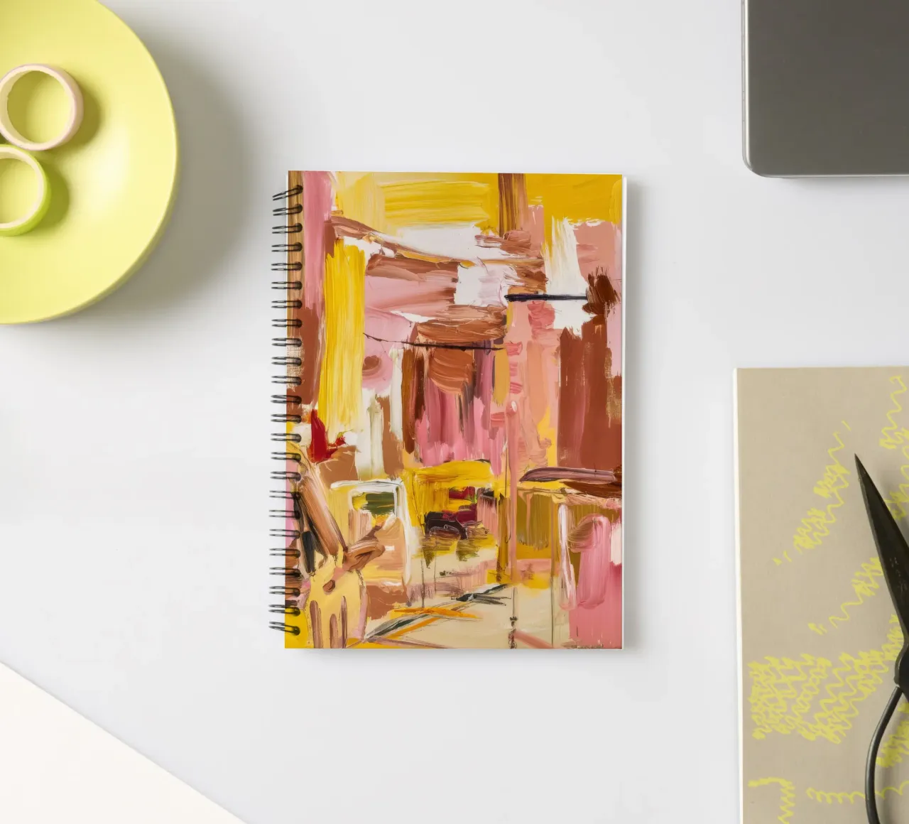Golden Hour Construct spiral notebook by Dream Spectrum