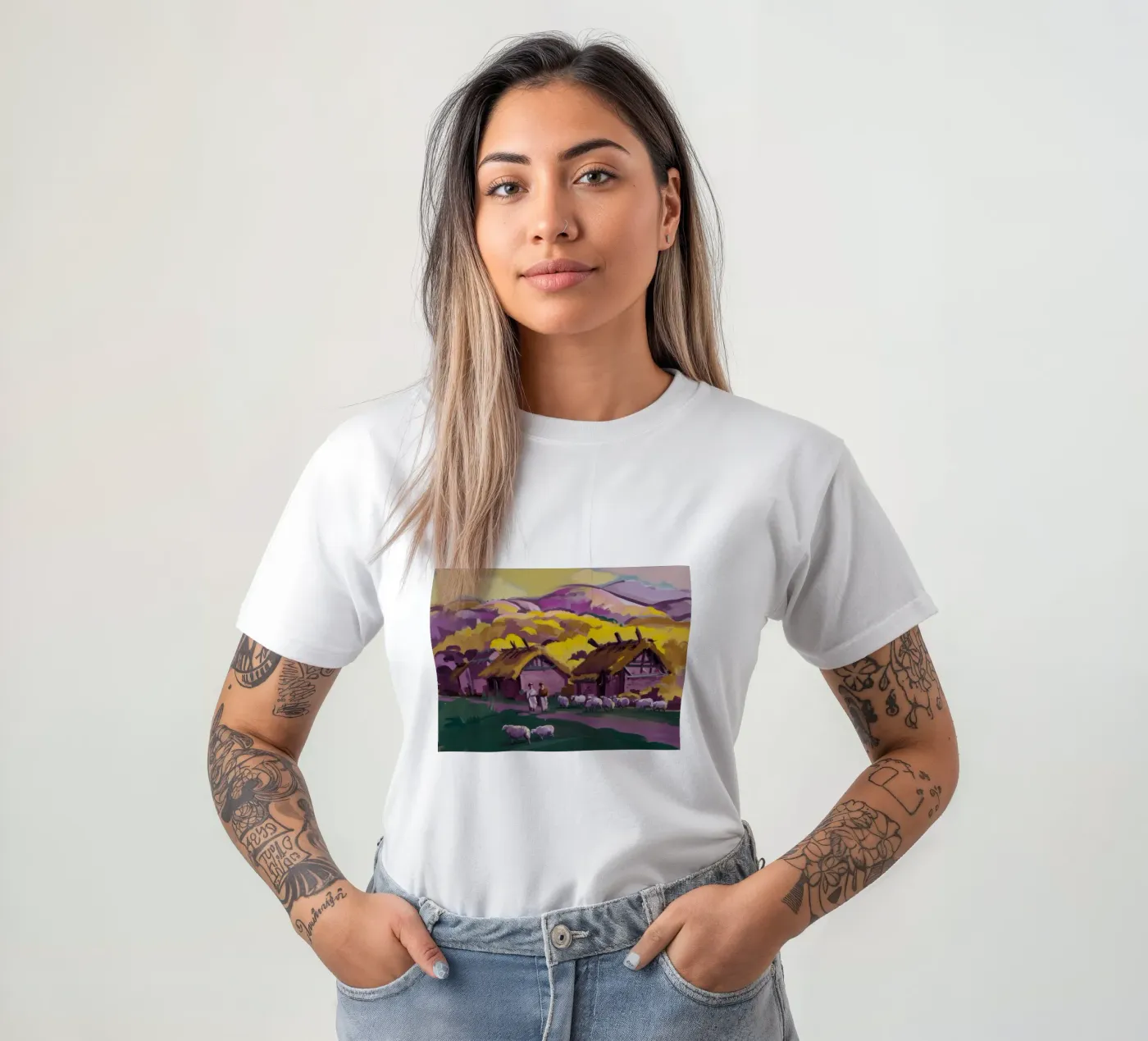Fascino rustico della fattoria t-shirt da Radiance Landscape