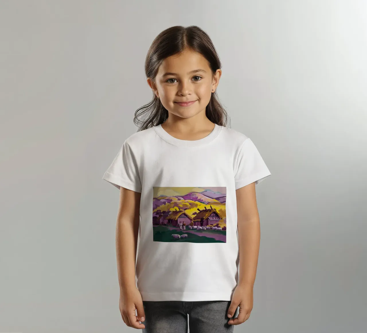Fascino rustico della fattoria t-shirt bambini da Radiance Landscape