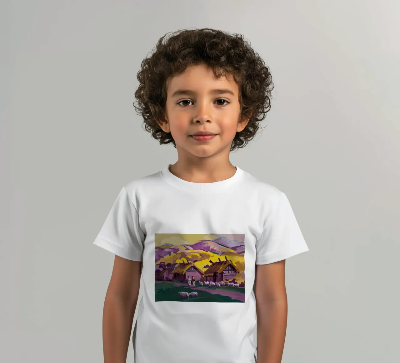 Fascino rustico della fattoria t-shirt bambini da Radiance Landscape
