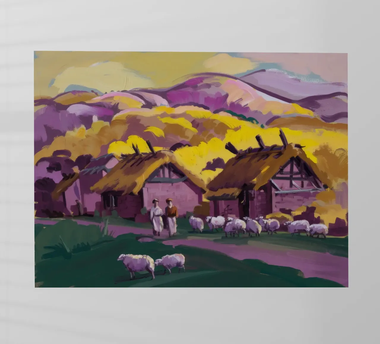 Fascino rustico della fattoria pellicola backlit da Radiance Landscape