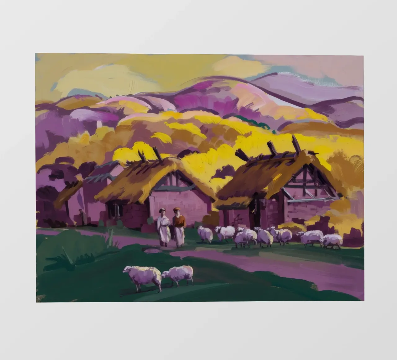 Fascino rustico della fattoria pellicola backlit da Radiance Landscape