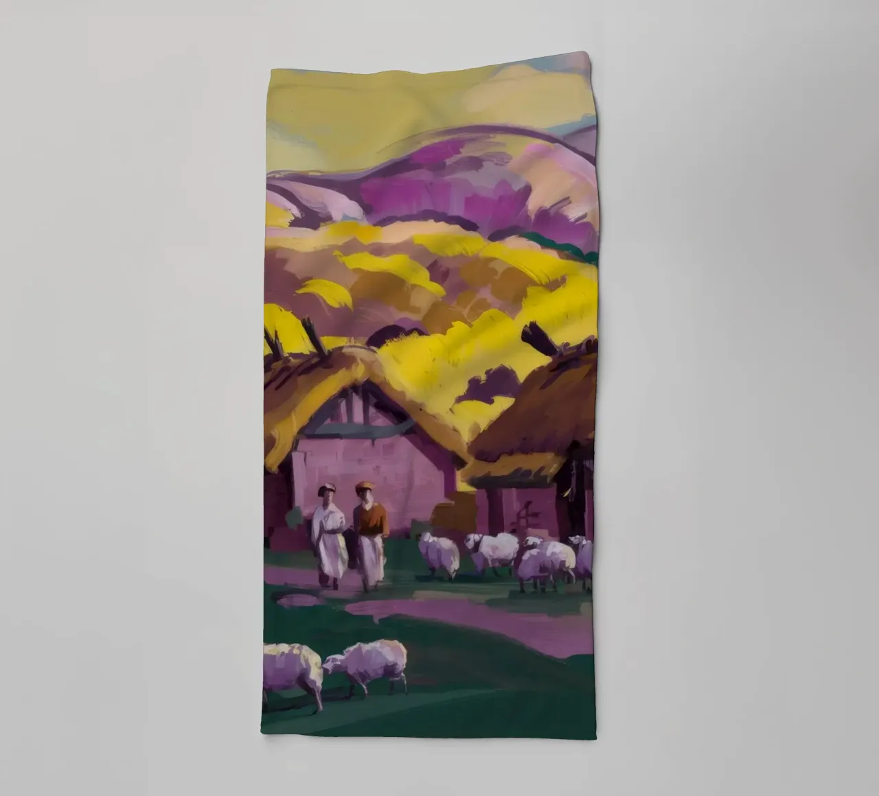 Rustieke hoeve charme badhanddoek van Radiance Landscape