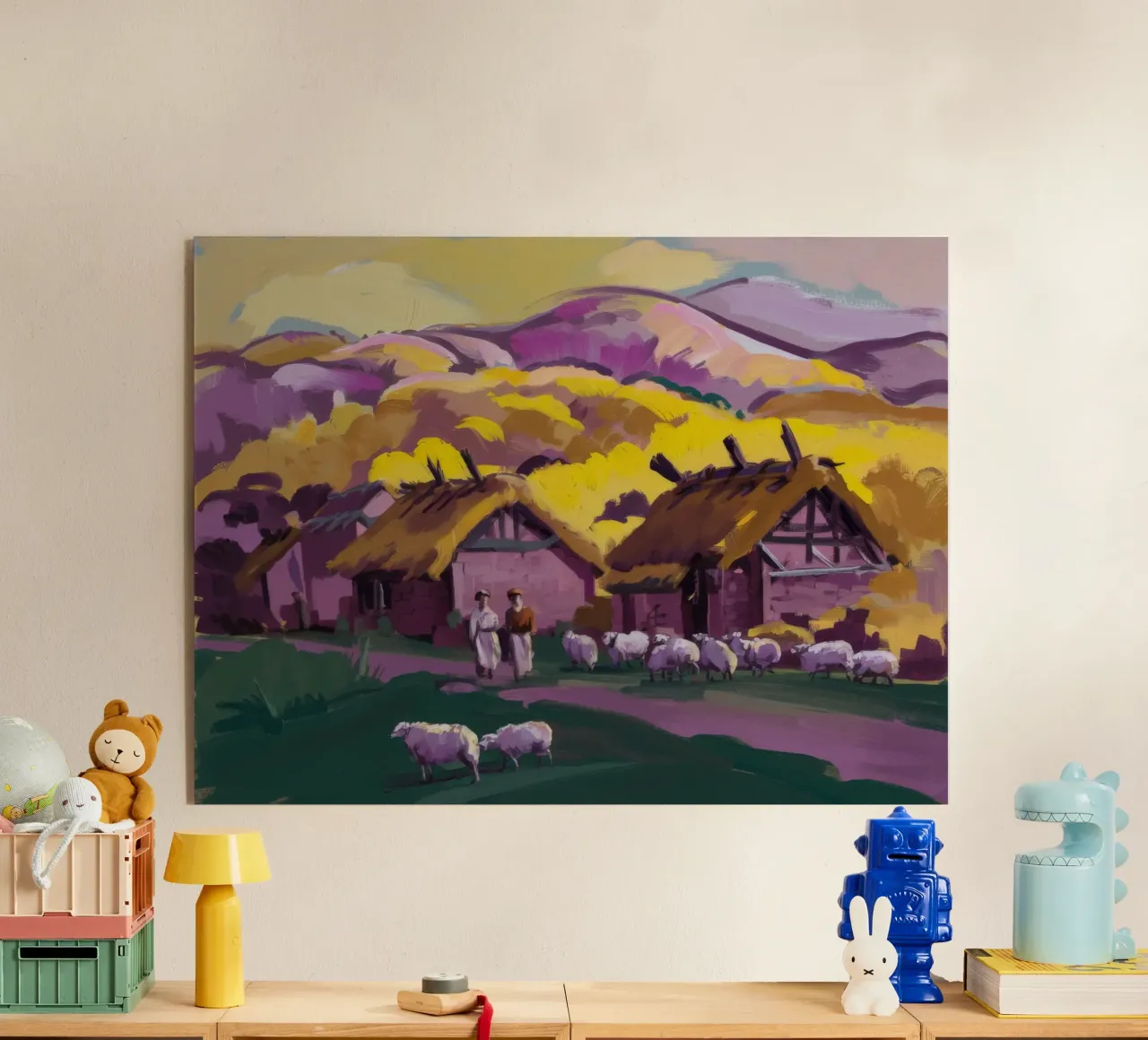 Rustic Farmstead Charm acrylic glass by Radiance Landscape