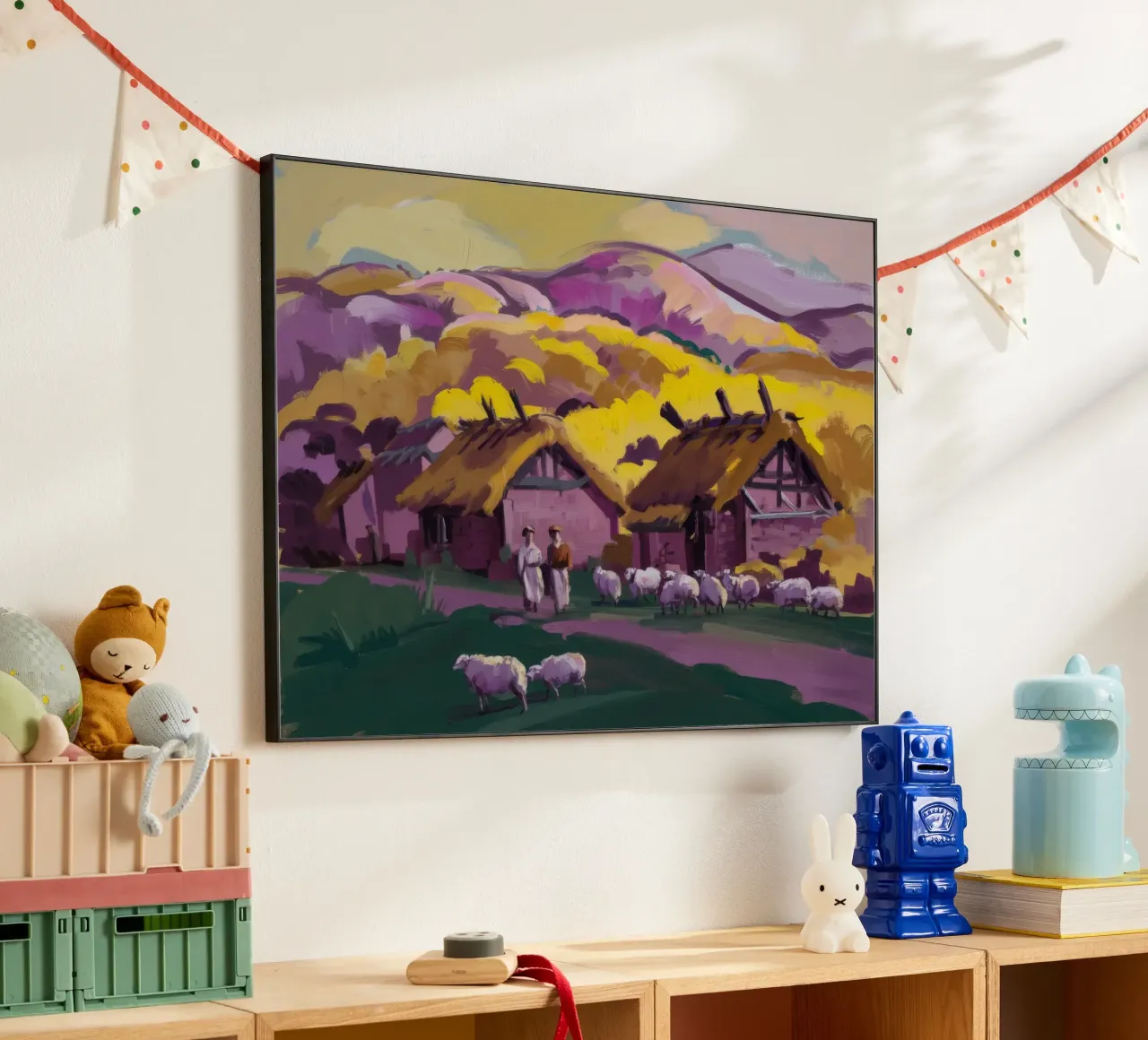 Rustic Farmstead Charm alu-dibond by Radiance Landscape