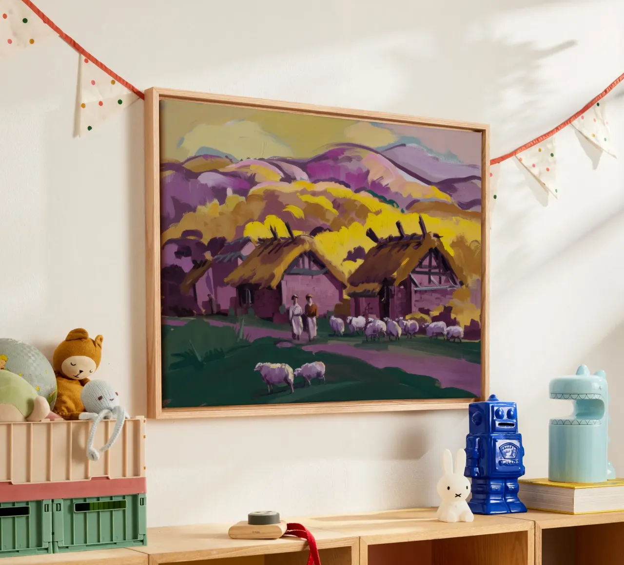 Fascino rustico della fattoria tela da Radiance Landscape