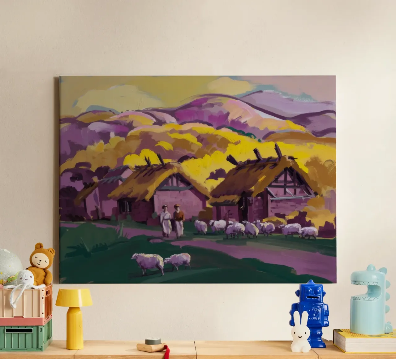 Rustic Farmstead Charm canvas by Radiance Landscape