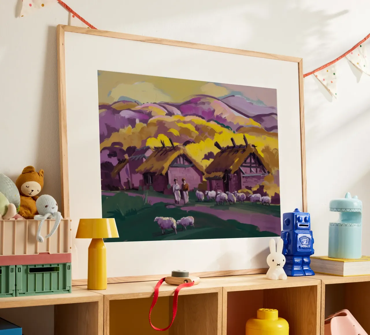 Rustic Farmstead Charm poster by Radiance Landscape