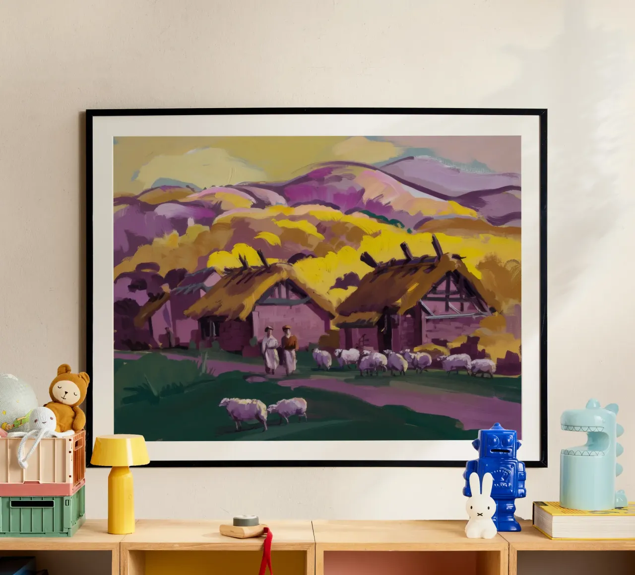 Rustic Farmstead Charm poster by Radiance Landscape
