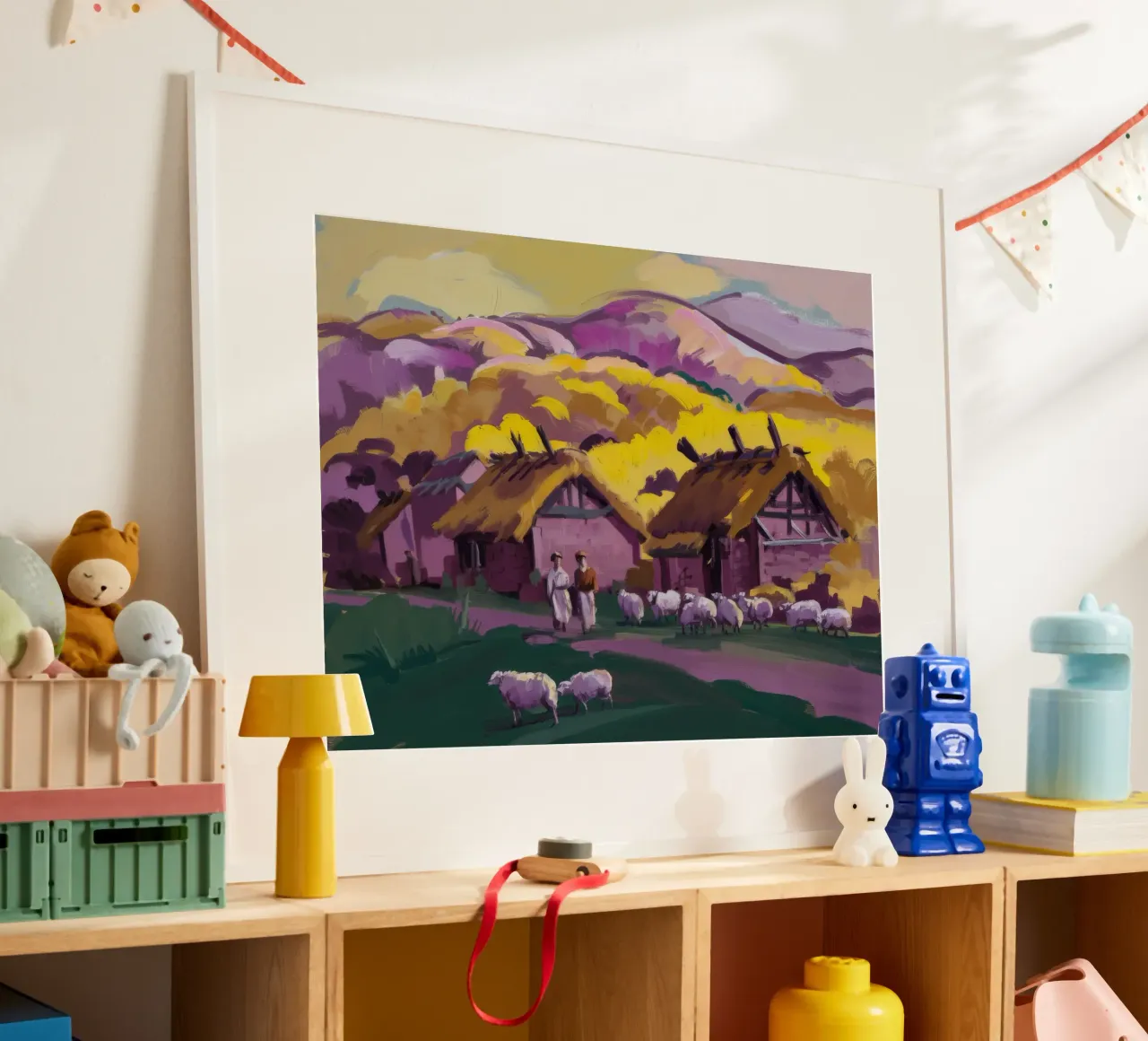 Rustic Farmstead Charm poster by Radiance Landscape