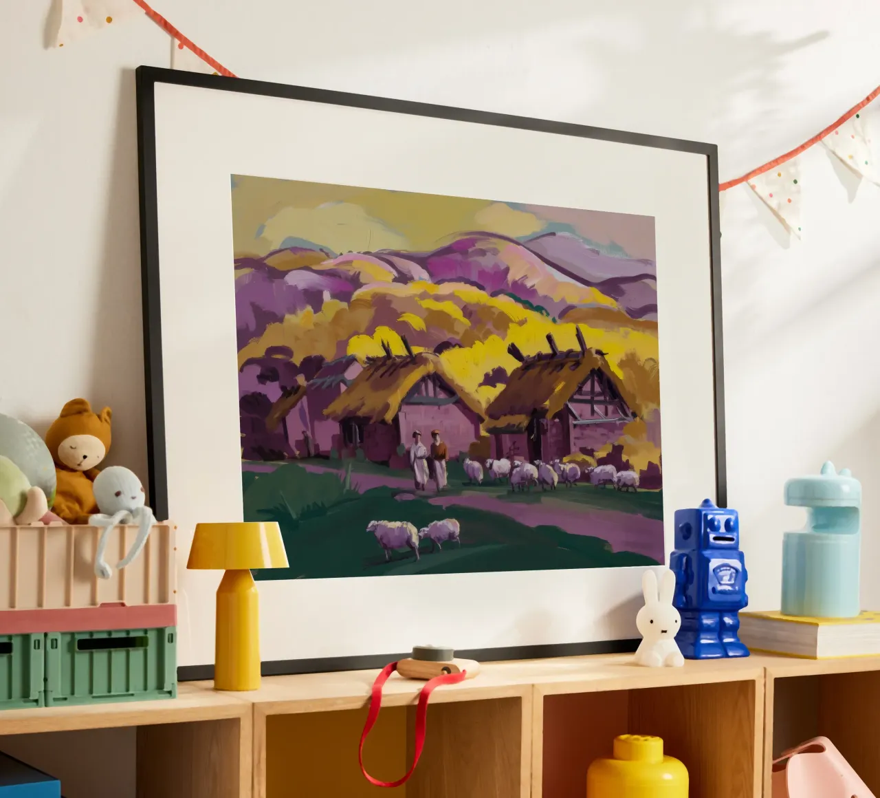 Rustic Farmstead Charm poster by Radiance Landscape