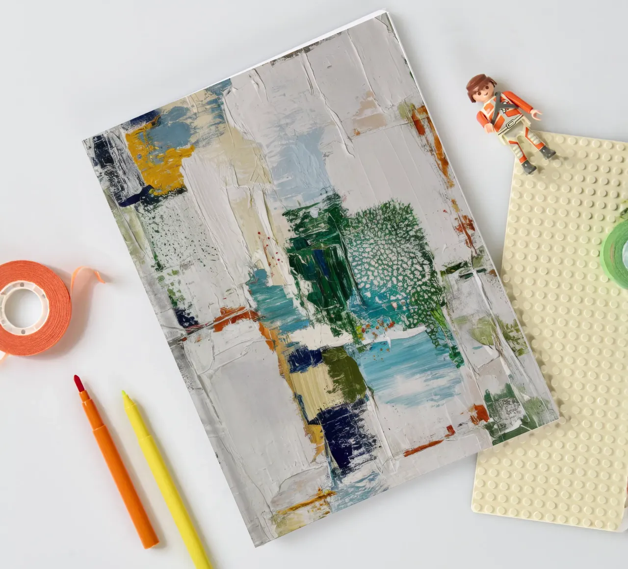 Coastal Patina Layers notebook by Dream Spectrum