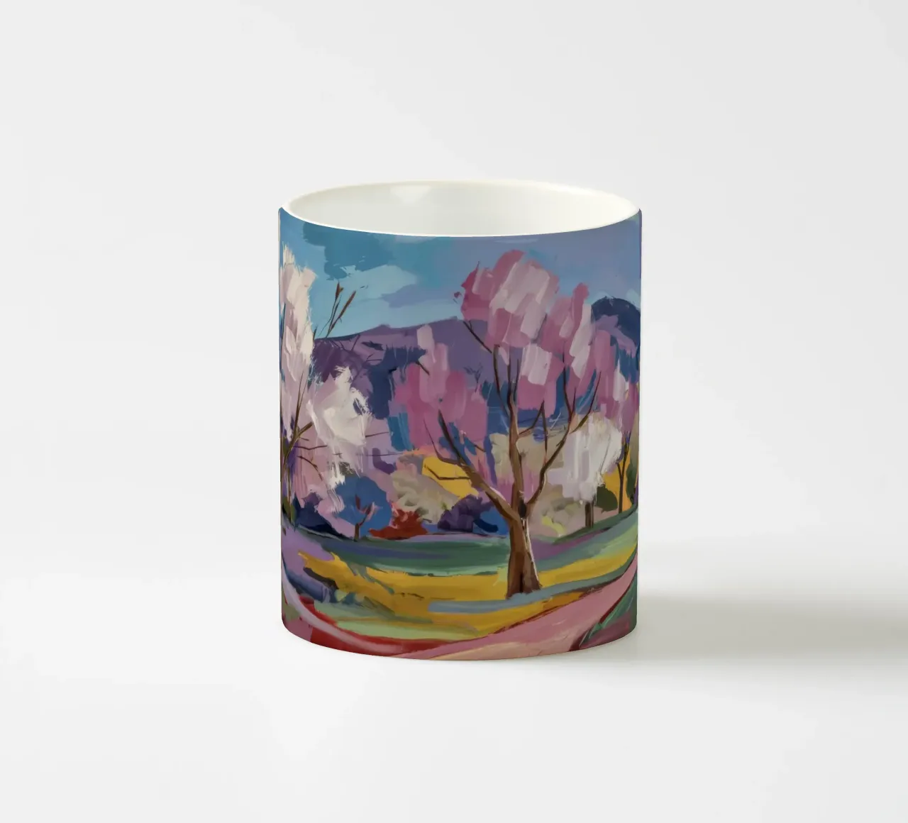 Radiosità del sentiero dei fiori tazza in ceramica da Radiance Landscape