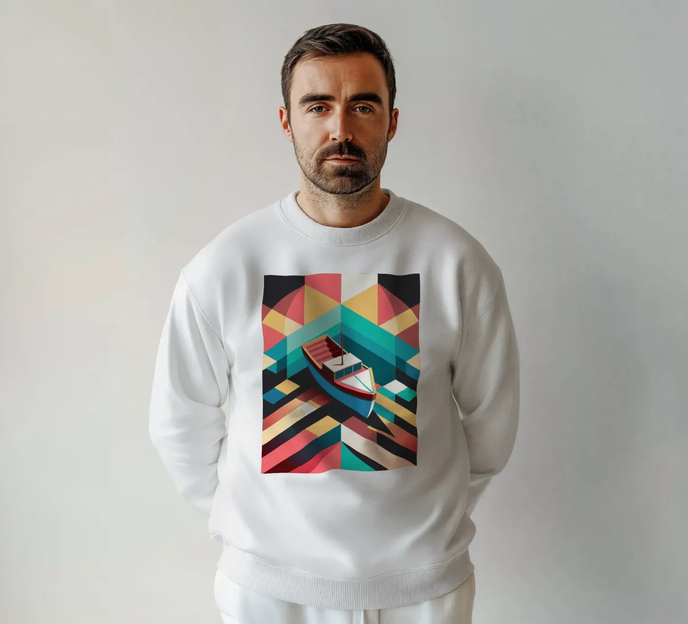 ship vector art sweatshirt van Elfath