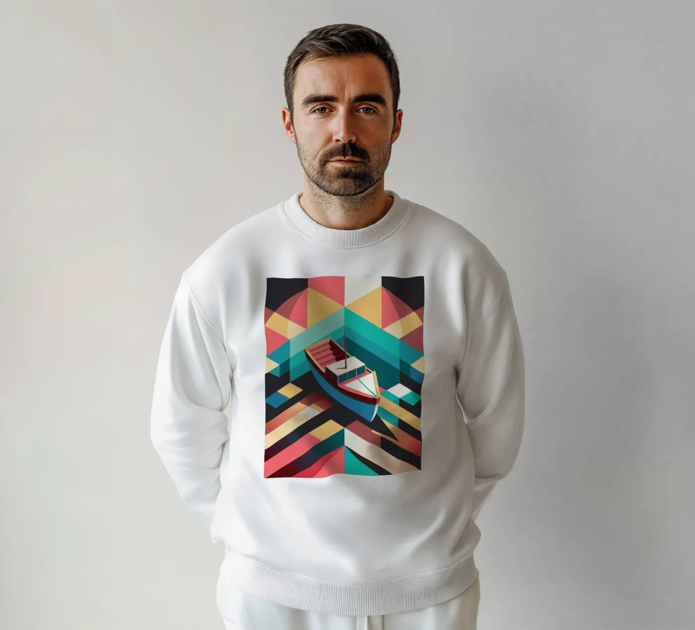 ship vector art sweatshirt van Elfath