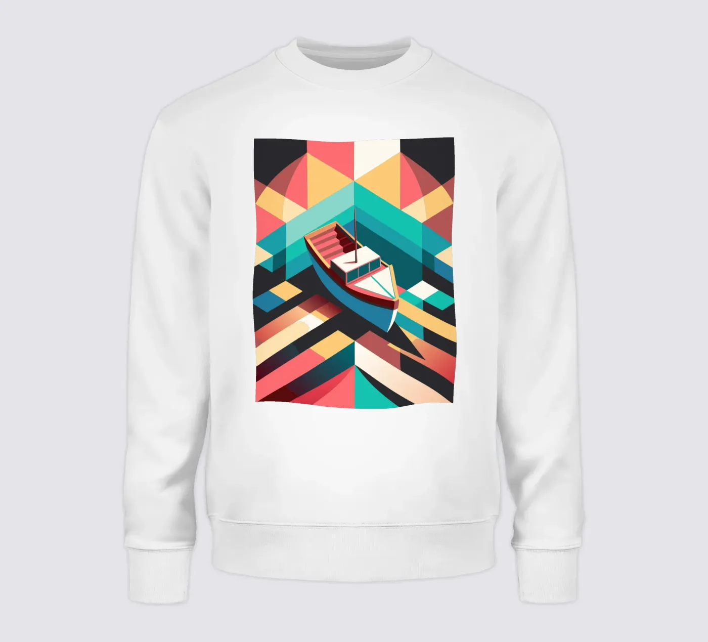 ship vector art sweatshirt van Elfath
