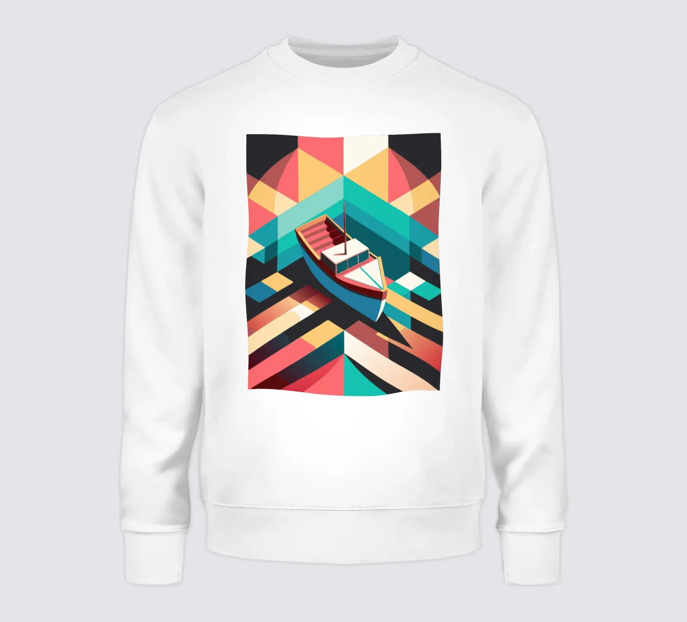 ship vector art sweatshirt van Elfath