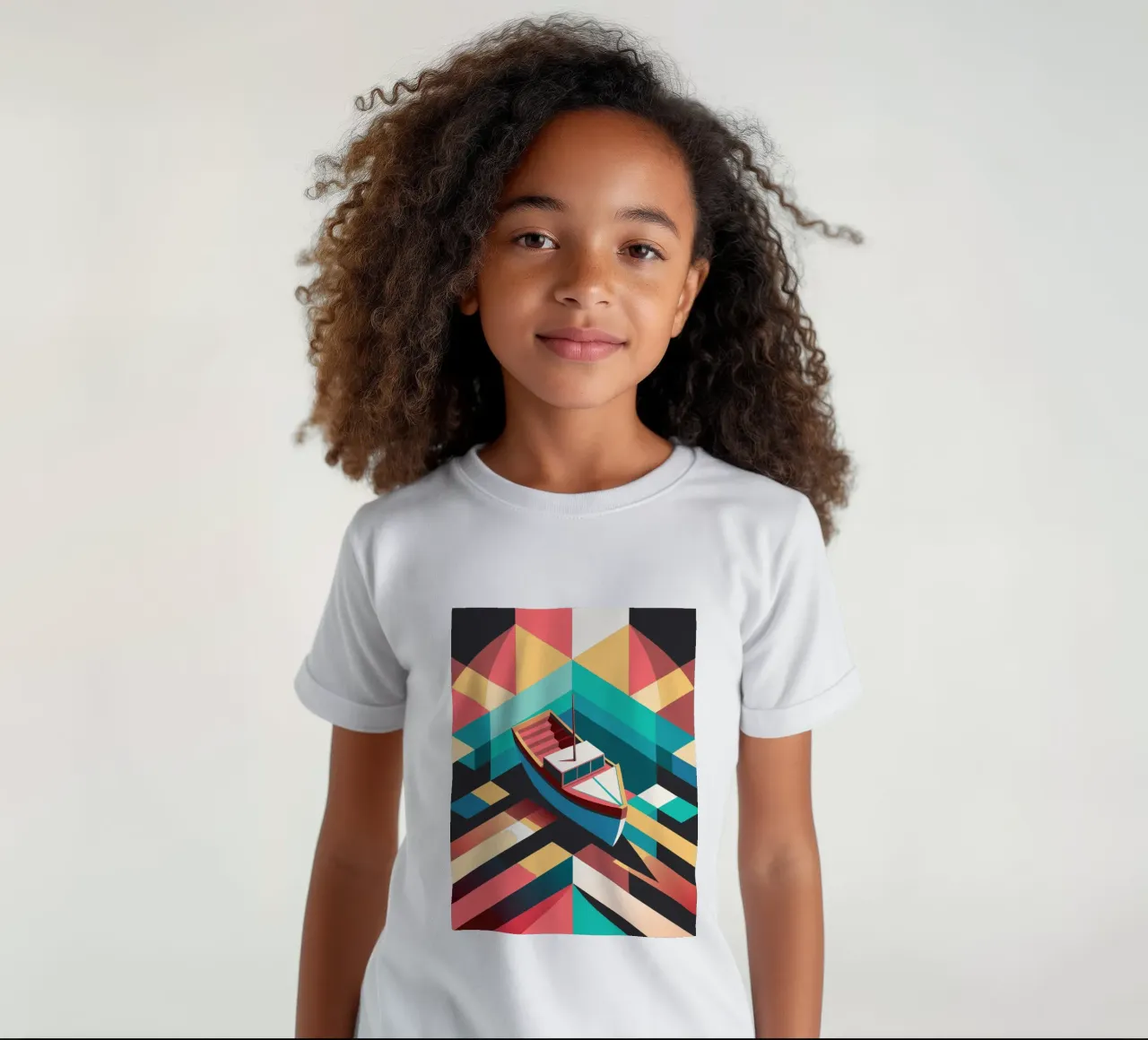 scheepsvector kunst kinder t-shirt van Elfath