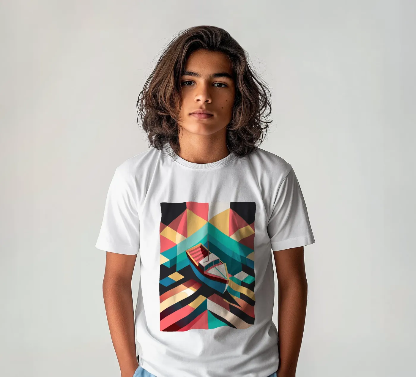 nave arte vettoriale t-shirt bambini da Elfath