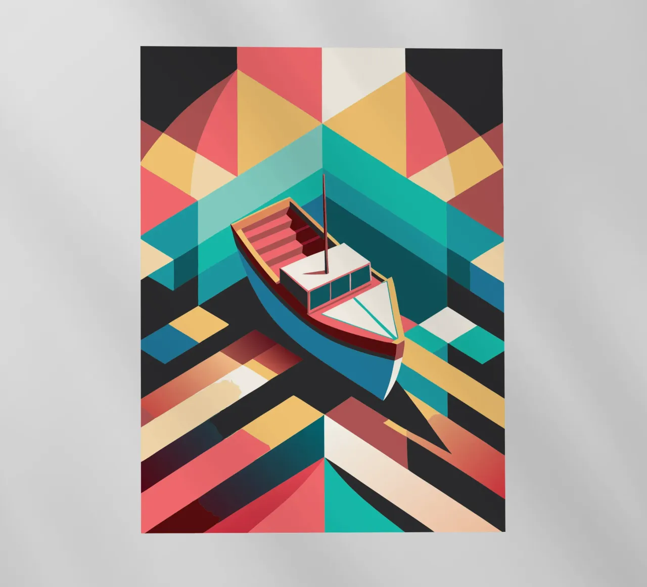 scheepsvector kunst backlit folie van Elfath