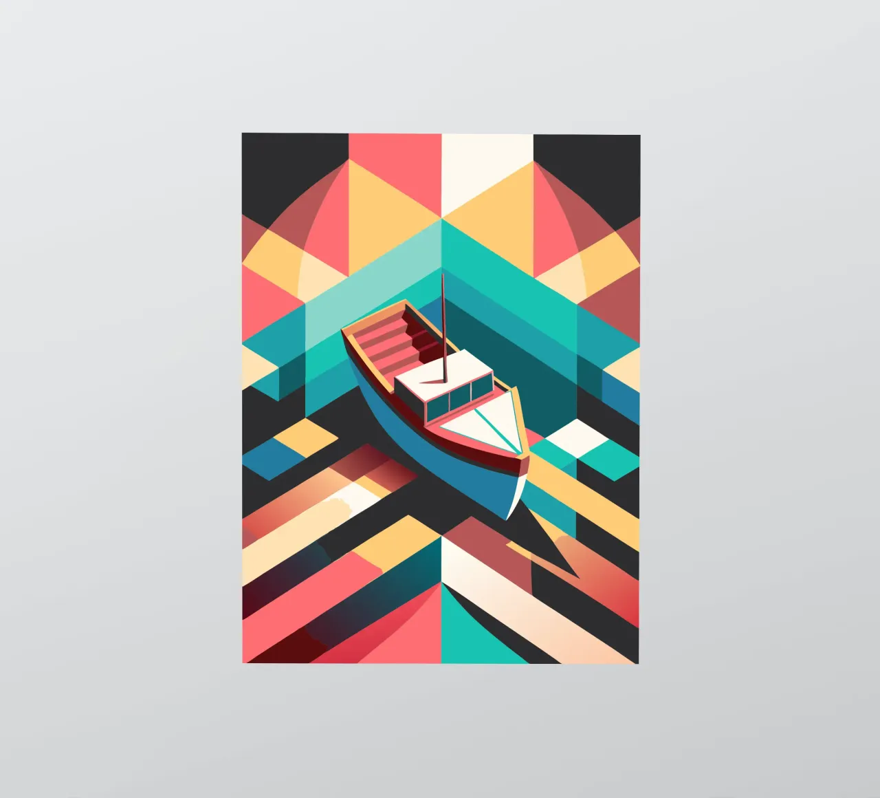 scheepsvector kunst sticker van Elfath