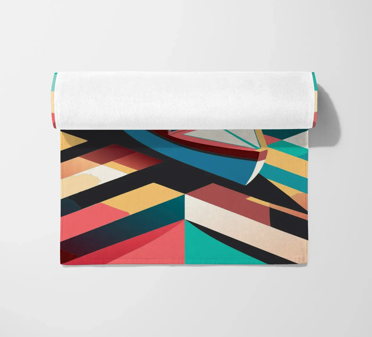 scheepsvector kunst strandhanddoek van Elfath