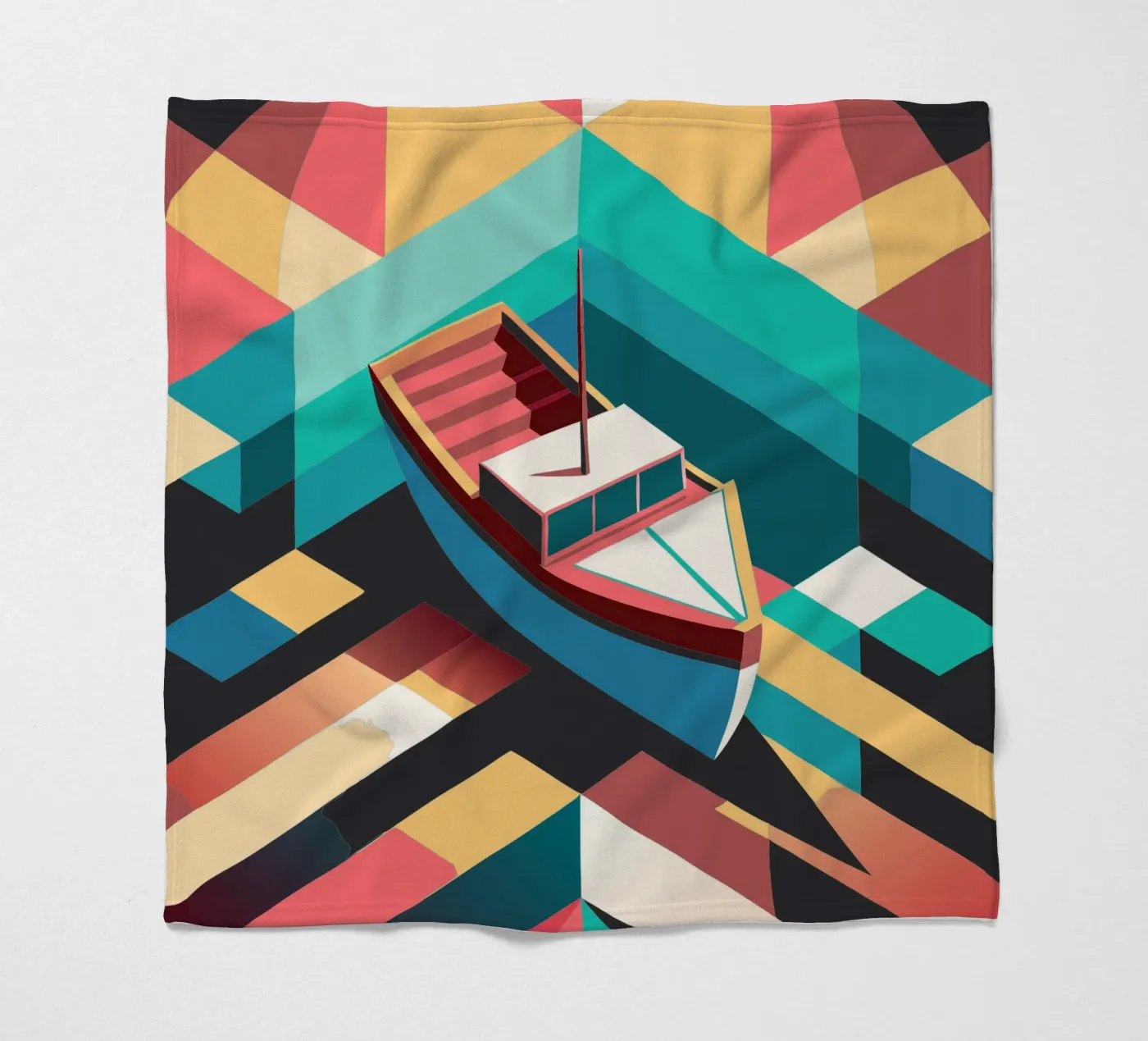 scheepsvector kunst fleecedeken van Elfath