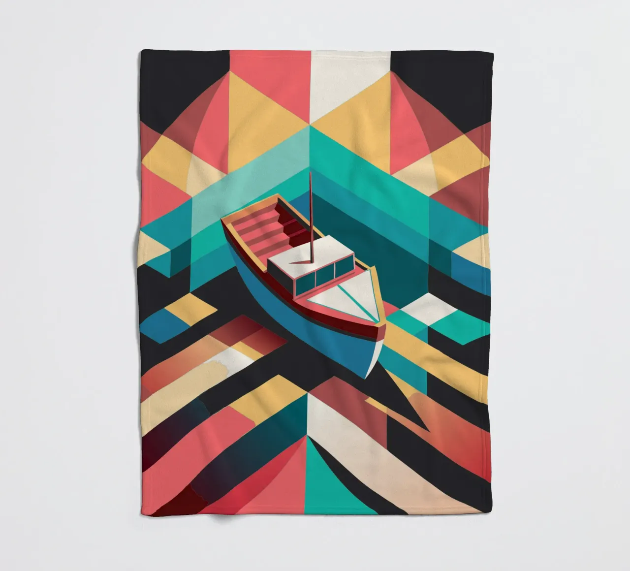 scheepsvector kunst fleecedeken van Elfath