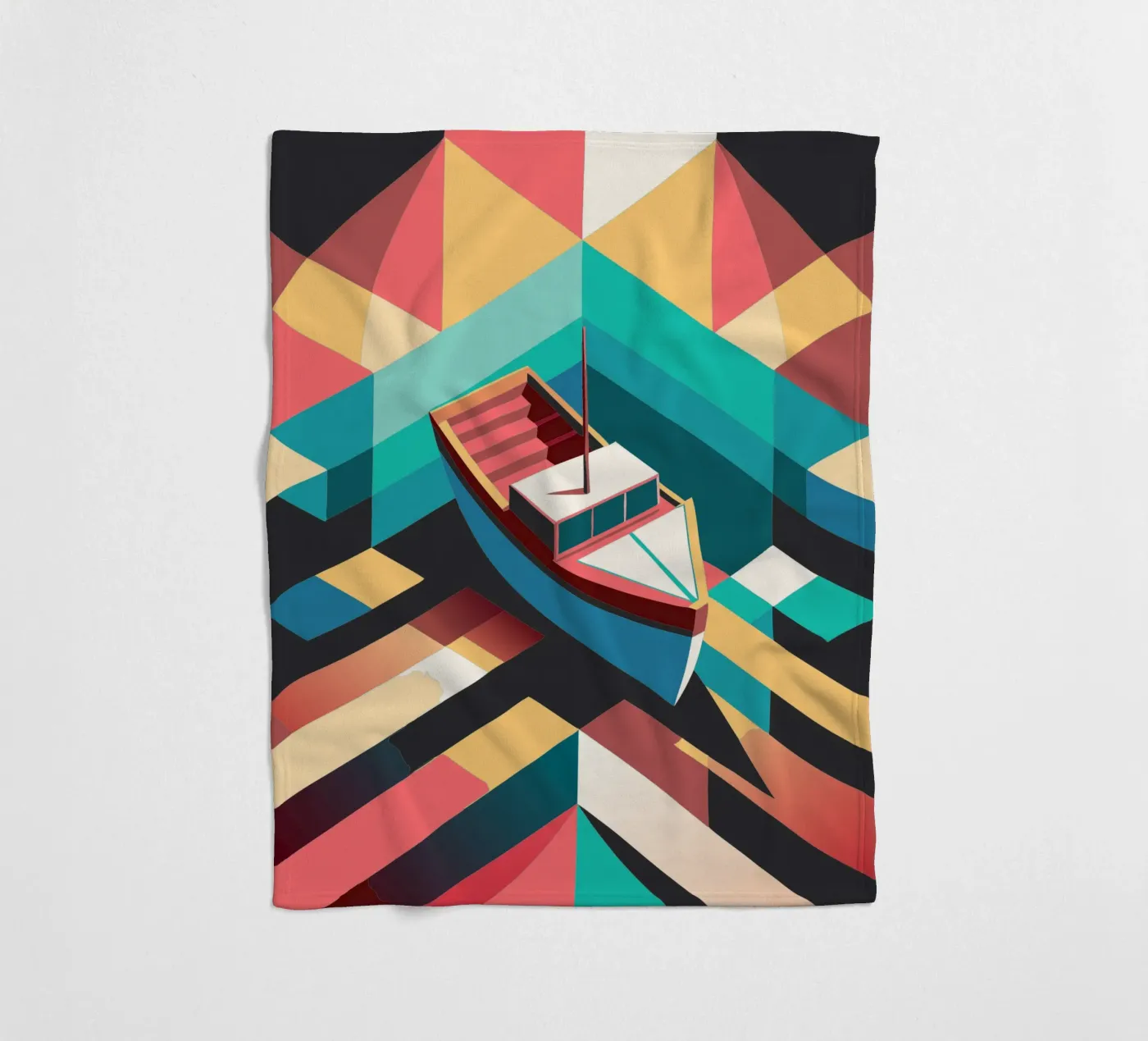 scheepsvector kunst fleecedeken van Elfath