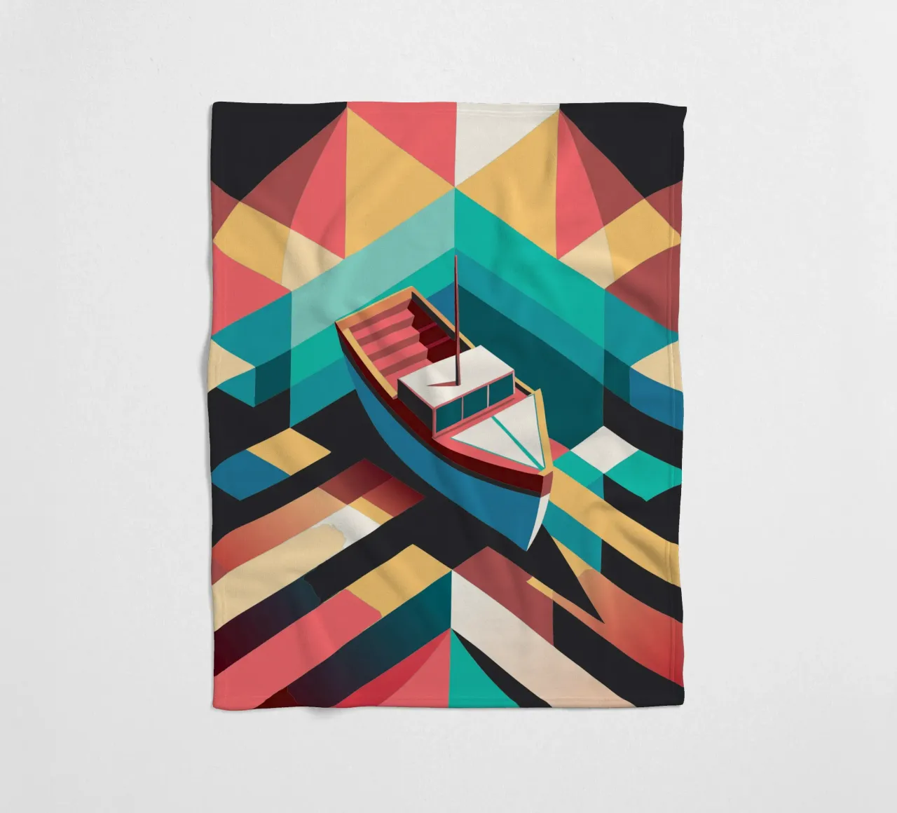 scheepsvector kunst fleecedeken van Elfath