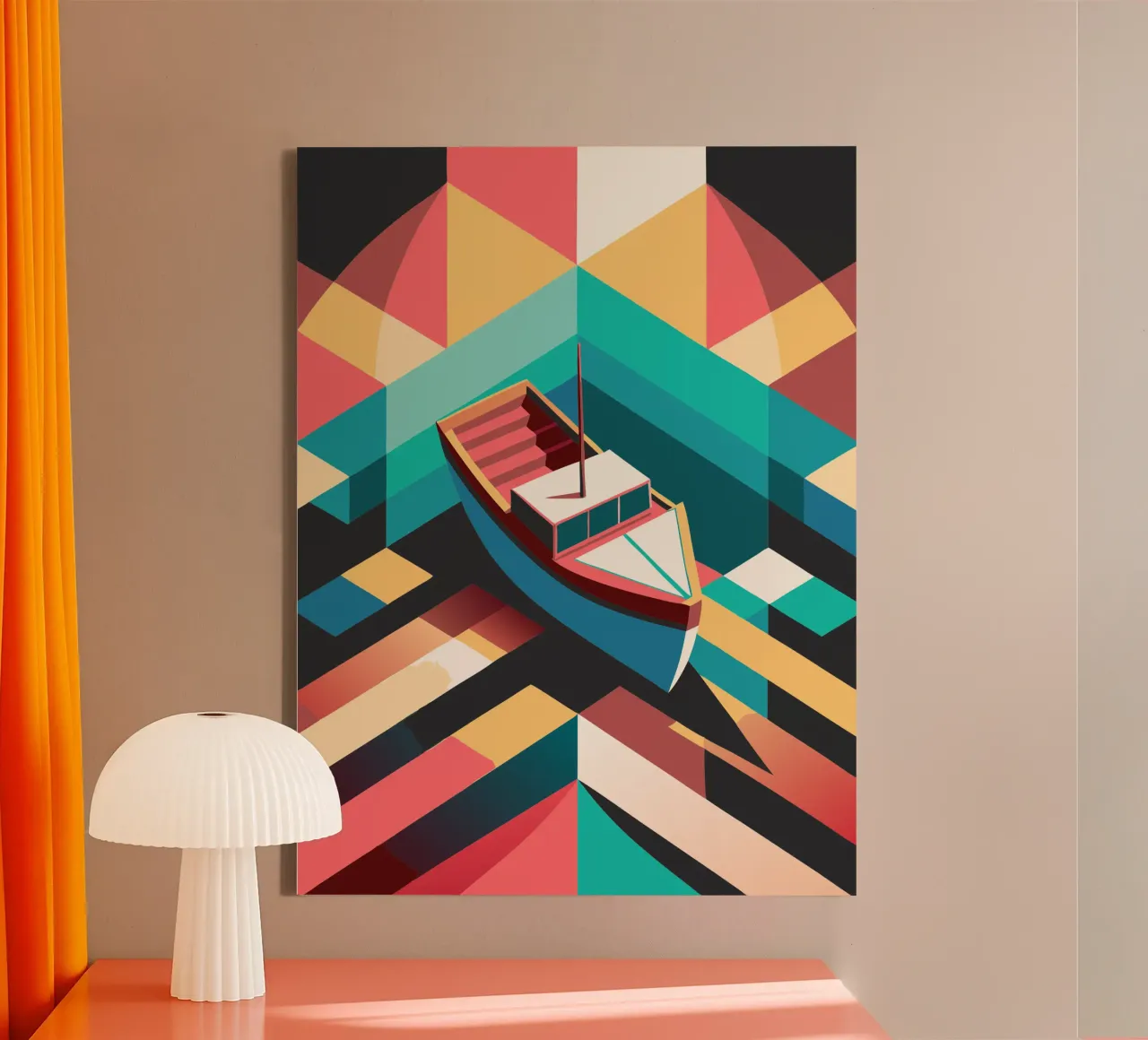 scheepsvector kunst canvas van Elfath