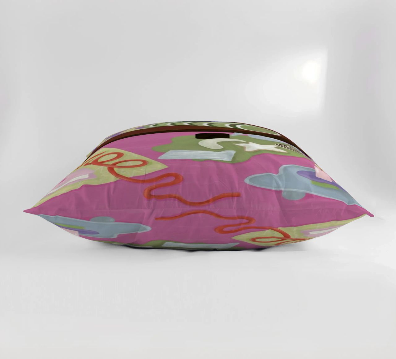 Happy Holidays decorative cushion by Frauke Schyroki