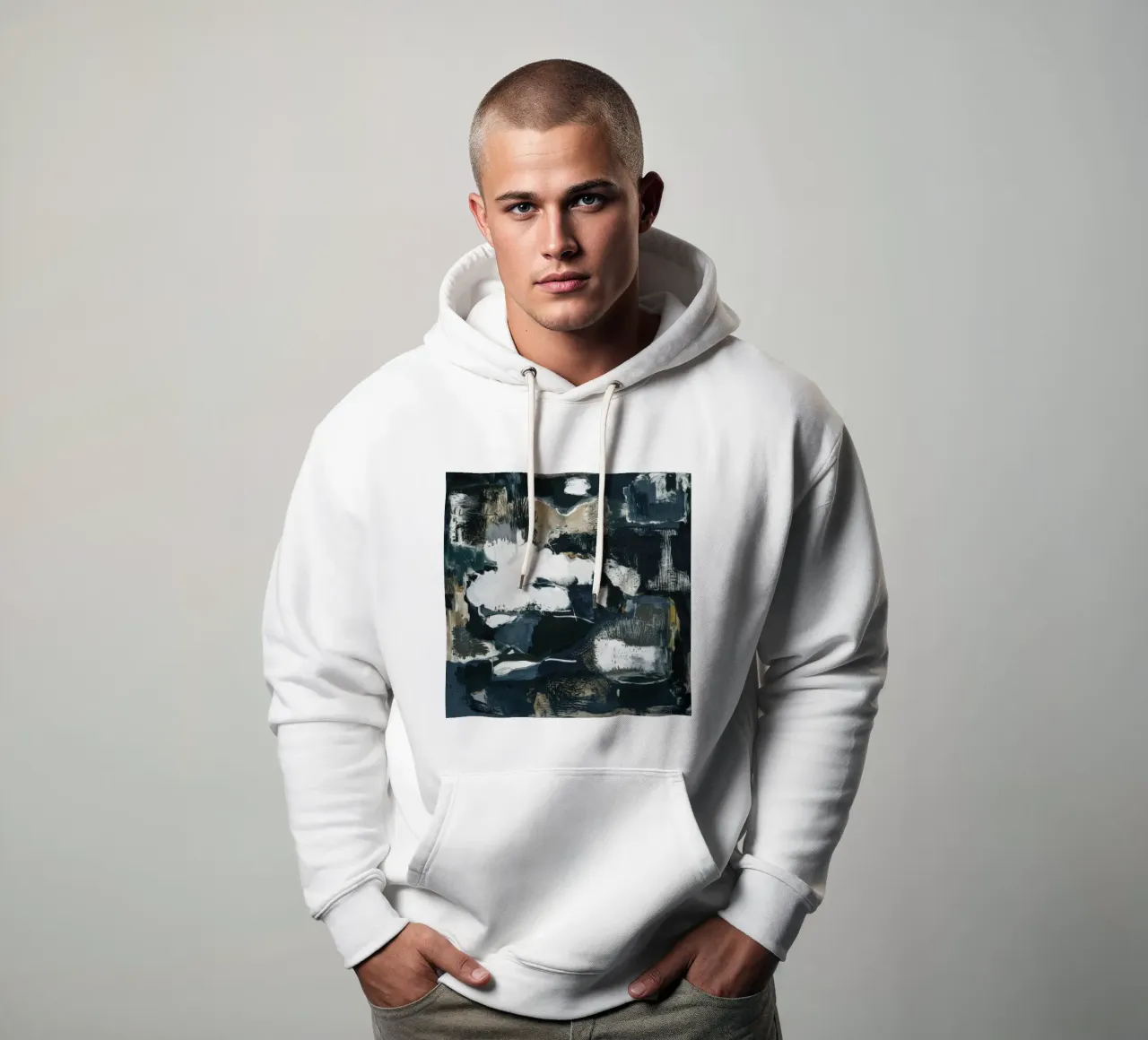 Struttura in pietra carbone felpa con cappuccio da Dream Spectrum