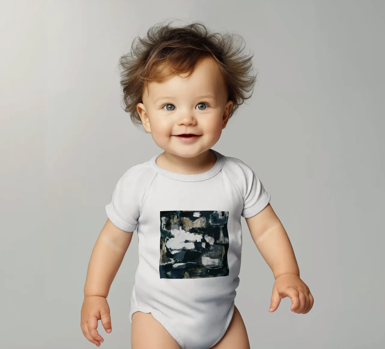 Struttura in pietra carbone body neonato maniche corte da Dream Spectrum