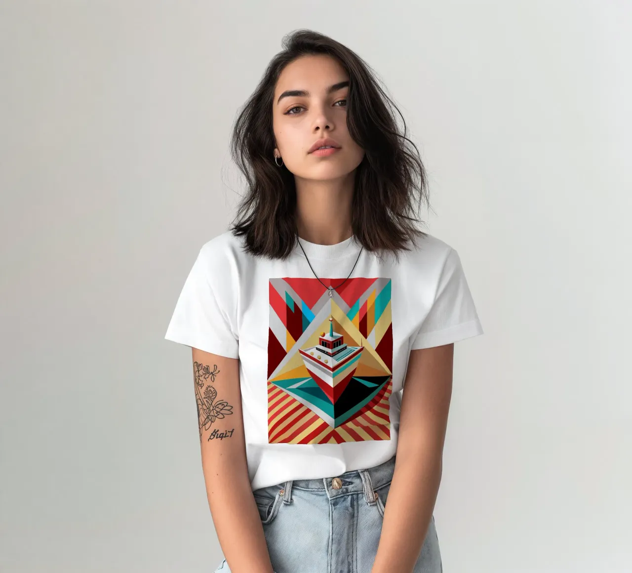 scheepsvector t-shirt van Elfath