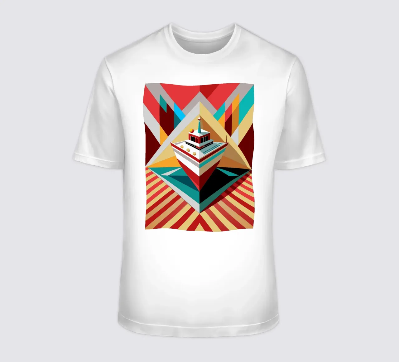 scheepsvector t-shirt van Elfath