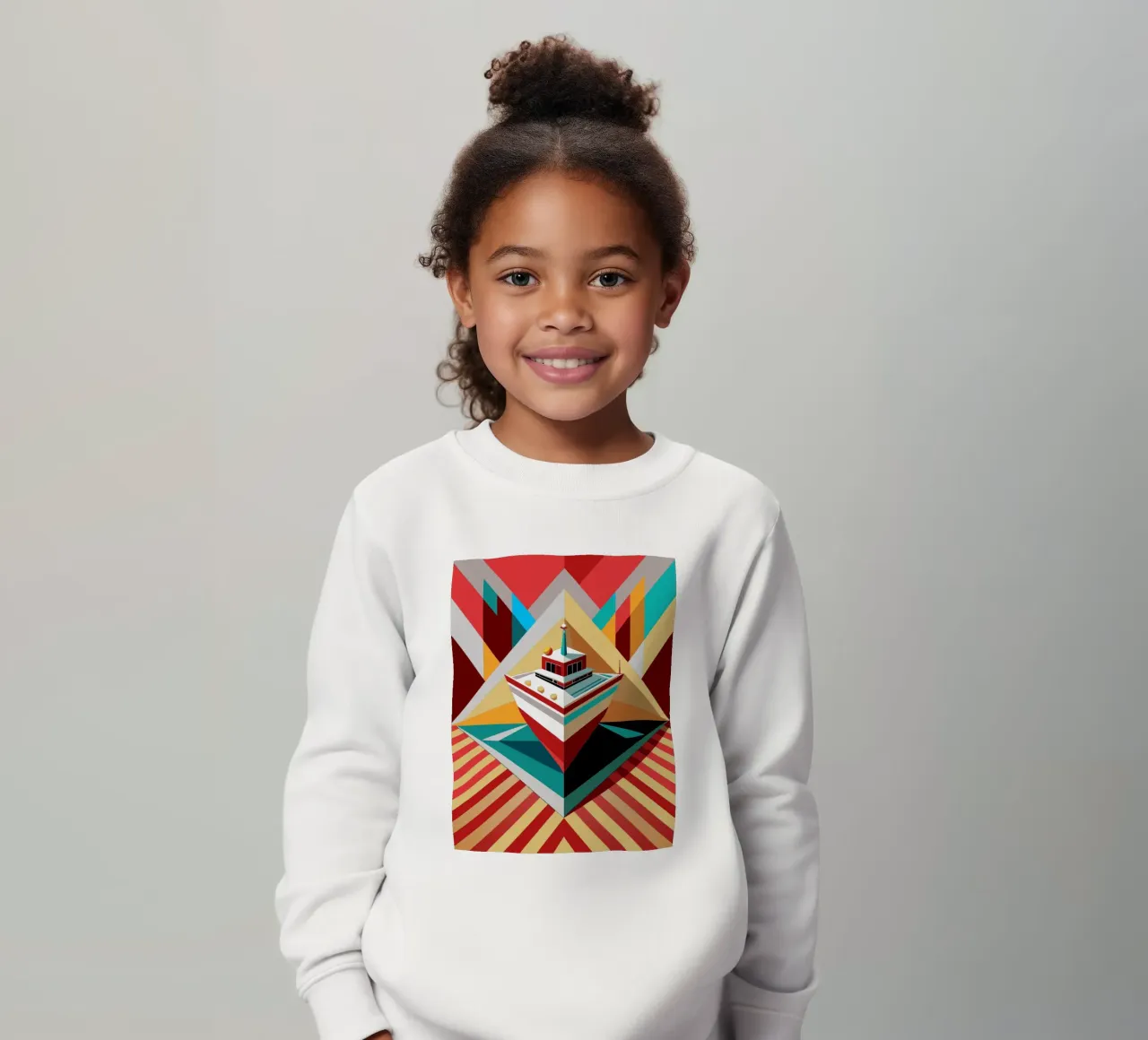 scheepsvector kinder sweatshirt van Elfath